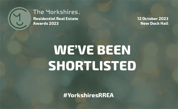 We are nominated for 'Best Residential Consultancy Practice' at ‘The Yorkshires'!